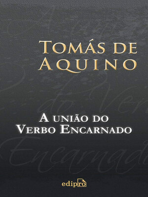 cover image of A União do Verbo Encarnado